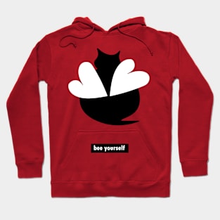 bee yourself cat bee design Hoodie